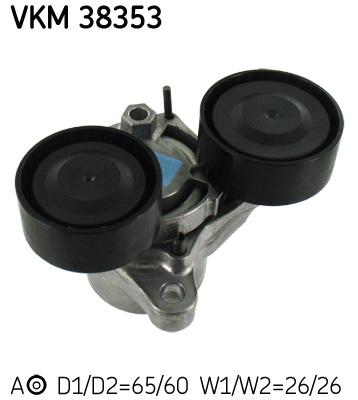SKF Spannrolle, Keilrippenriemen VKM 38353